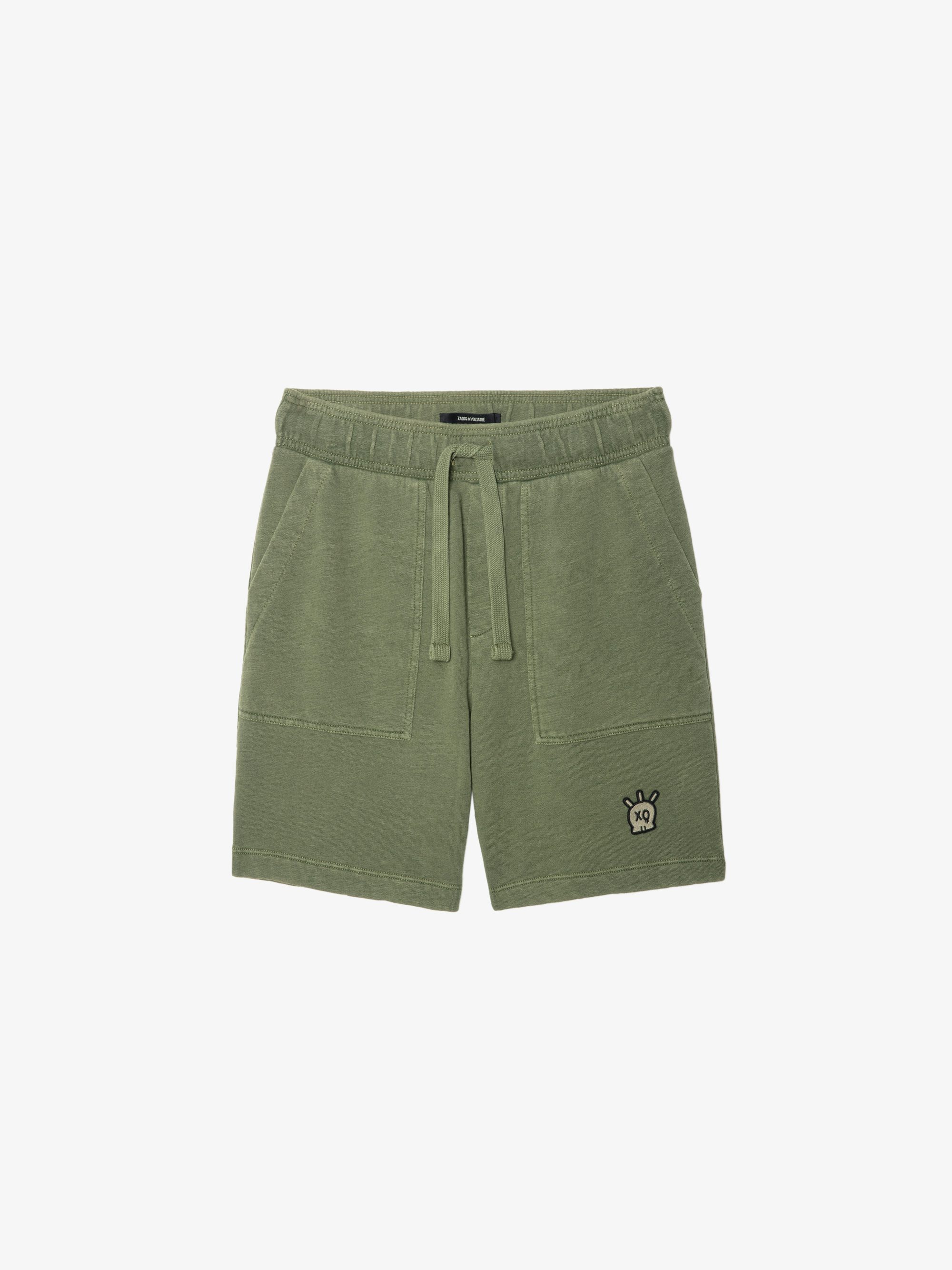 Short Pablo - Kurze Shorts aus Sweatshirt-Stoff.